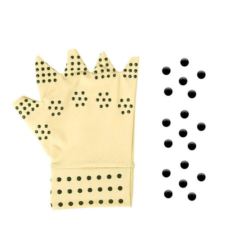 Fingerless Arthritis Gloves, 1 Pair Breathable & Moisture Wicking Compression Gloves Magnetic Arthritis Therapy Gloves, for Relieve Hand Pressure, Joint Swell Pain, Computer Typing and Daily Work - NewNest Australia