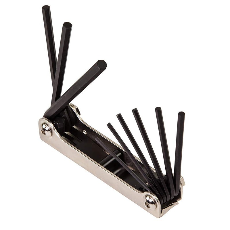 Klein Tools 70591 Nine-Key Folding Hex Key Set, Inch Sizes 9-Key SAE - NewNest Australia