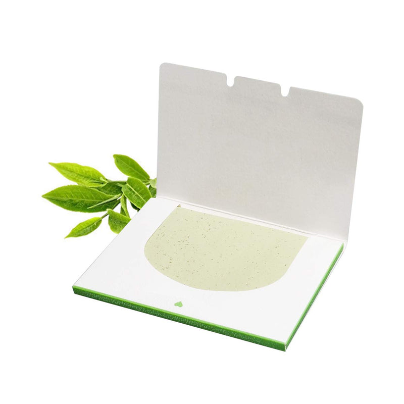 200 Sheets Oil Blotting Paper, Bamboo Charcoal and Green Tea Facial Oil Absorbing Sheets, Top Handy Portable Oil Absorbing Tissues for Skin Care or Make Up(2 Pack) - NewNest Australia