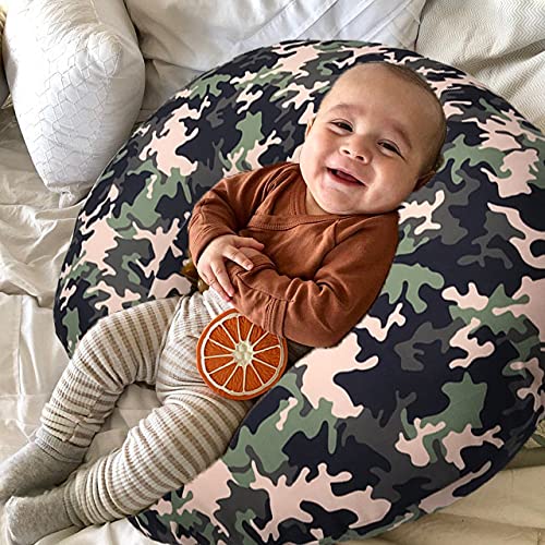 Nursing Pillow Cover, Breastfeeding Pillow Cover, Camouflage Nursing Pillow Cover, Breastfeeding Pillow Slipcover, Camouflage Nursery Decor, Soft Fits Snug On Infant - NewNest Australia