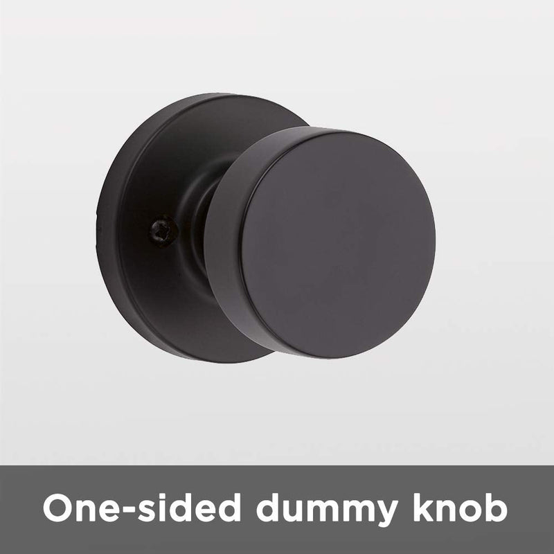 Kwikset 97880-938 Pismo Door Knob, Round, Matte Black | NewNest Australia