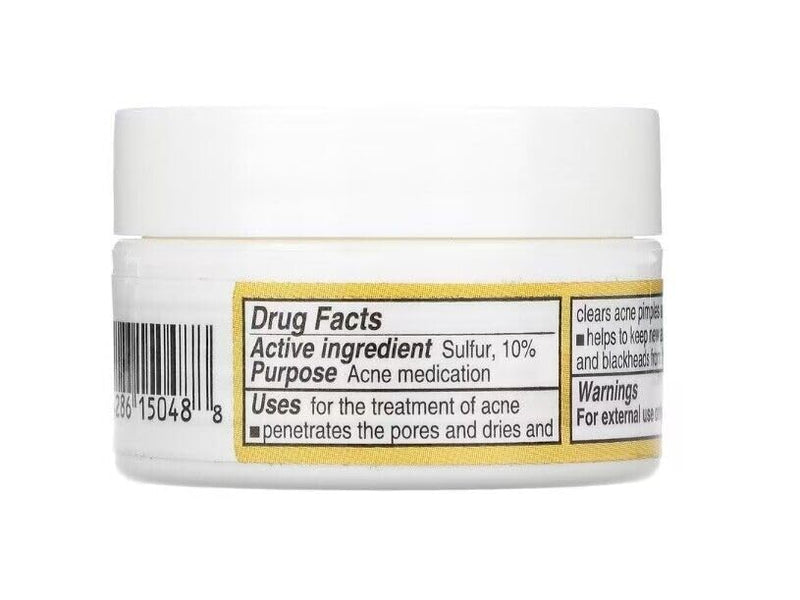 DE LA CRUZ Acne Treatment Ointment with 10% Sulfur, Maximum Strength 0.21 OZ (6 g) - NewNest Australia