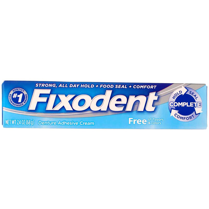 Fixodent Free Denture Adhesive Cream 2.40 oz (Pack of 5) - NewNest Australia