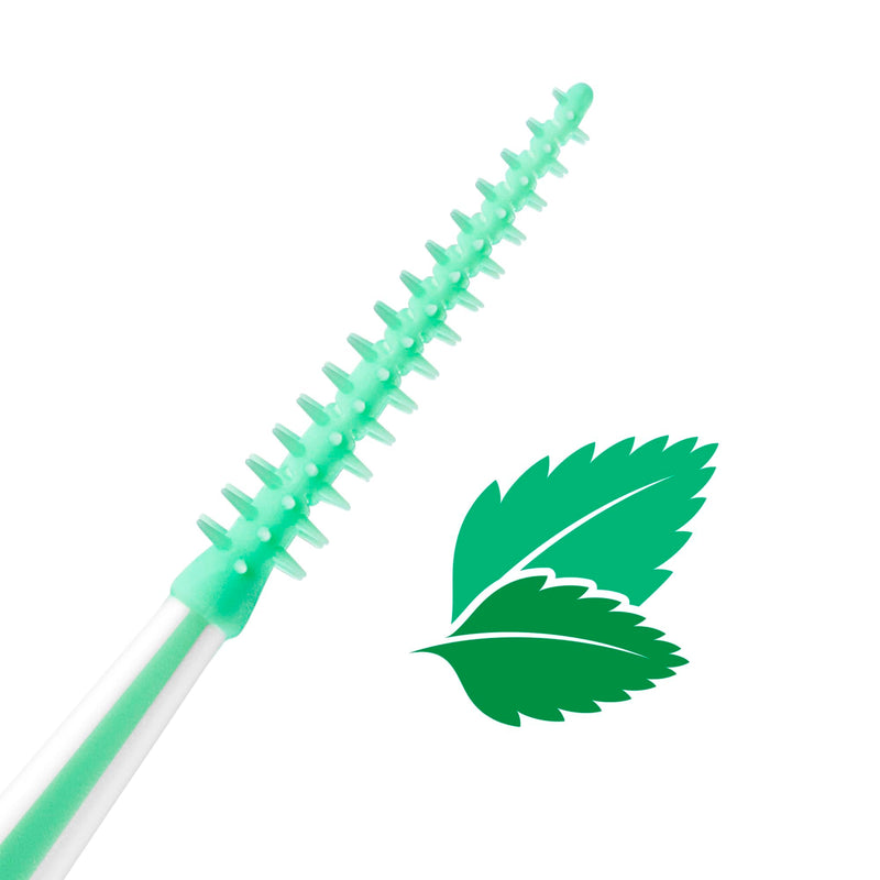 GUM SOFT-PICKS COMFORT FLEX MINT interdental cleaner | Interdental cleaning and plaque removal | Wide Handle And Flexible Neck (M - 6x40) M - [6x40] - NewNest Australia