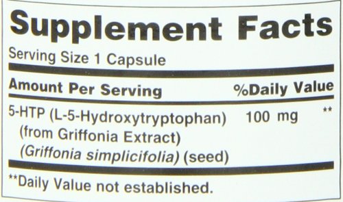 Nature's Bounty 5-HTP Pills and Dietary Supplement, Supports a Calm and Relaxed Mood, 100mg, 60 Capsules - NewNest Australia