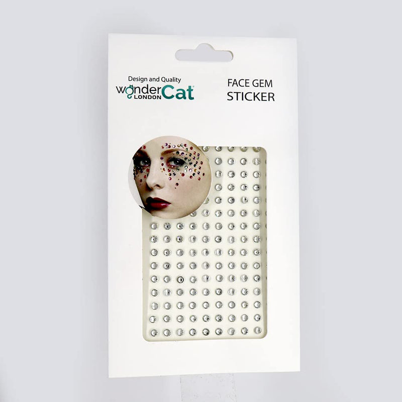 150 PCS 4 mm Face Gems Stickers Temporary Tattoo Acrylic Crystal Glitter Waterproof Face Jewels Rainbow Tears Rhinestone for Party, Rave Festival, Dress-up Make up -SELF ADHESIVE- (CLEAR (Z1KAZ01)) CLEAR (Z1KAZ01) - NewNest Australia