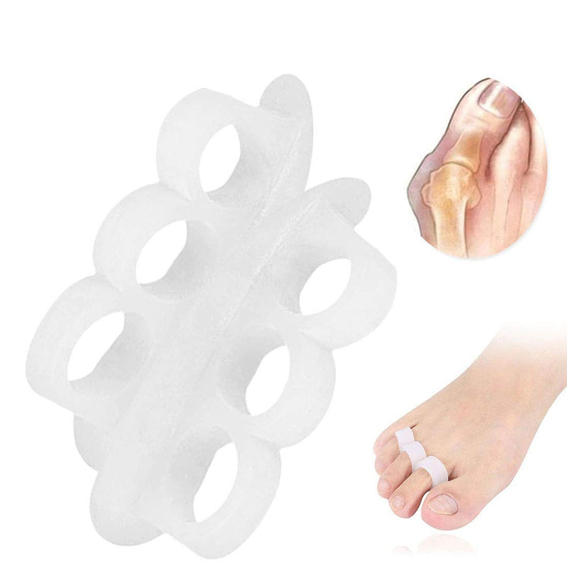 Pedimend 3-Loop Hammer Toe Crests Pads (2PAIR) - Gel Toe Straightener for Overlaping Toes, Hammer Toes, Curled Toes and Bent Toes - Fix, Separate and Support Mallet Toes - Unisex - Foot Care - NewNest Australia