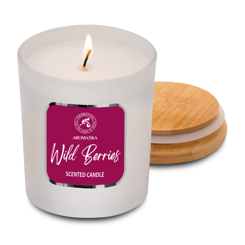 Wild Berries Scented Candle - Wild Berries Aroma - Fresh And Fruity Aroma - Scented Candles For Home - Beautiful Intense Fragrance - Candles For Room Fragrance - Aromatherapy - NewNest Australia