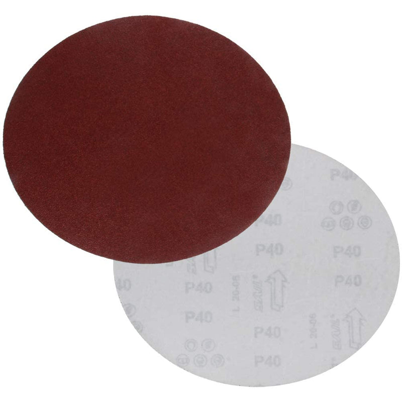 Utoolmart 9-inch 225mm Sanding Discs 40 Grits Self Stick Adhesive Back Aluminum Oxide Sandpaper 10pcs 40# - NewNest Australia