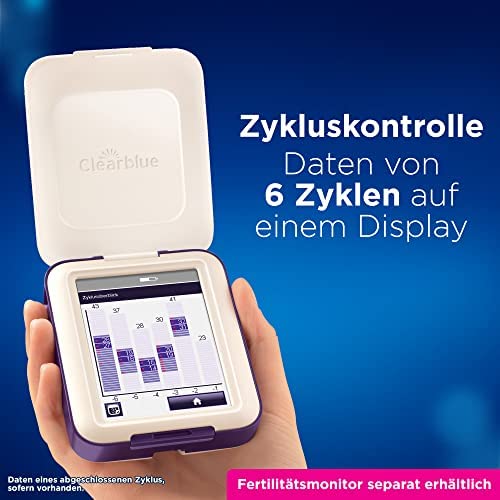 Clearblue Kinderwunsch Fertility Monitor / Cycle Computer Refill Pack, 33 Tests (30 X Ovulation Test/Fertility Test For Women To Determine Ovulation & 3 X Pregnancy Test) - NewNest Australia