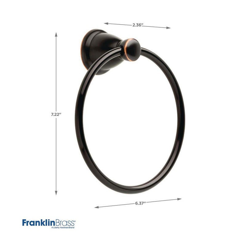 Franklin Brass KIN3PC-ORB Kinla Bathroom Accessory Kit, 3 Piece, Oil Rubbed Bronze 3-Piece Accessory Set Oil-rubbed Bronze - NewNest Australia