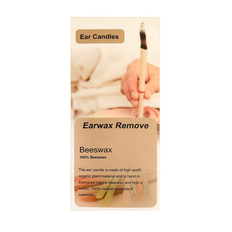 Natural Ear Candles, Beeswax Candle Cones, Fragrance Organic Plant Material, Hollow Cone Candles, Pack Of 16 (8 Colors), Hollow Cone Candles With 8 Protective Discs - NewNest Australia