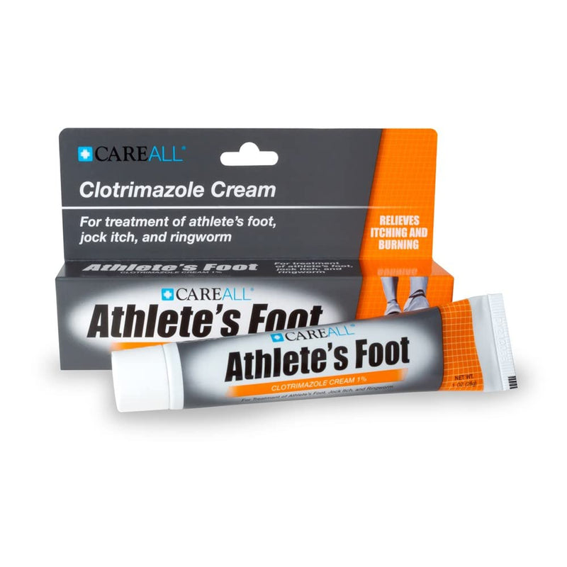 (4 Pack) CareALL® 1.0 oz. Clotrimazole Antifungal Cream 1%, Cures Most Athlete’s Foot, Jock Itch and Ringworm - NewNest Australia