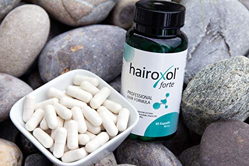 Hairoxol Vitamins For Hair Of Women + Men | Dietary Supplement With Free Amino Acids, Plant Extract, Vitamin B3, Biotin, Zinc, Minerals | Made In Germany (60 Capsules) - NewNest Australia