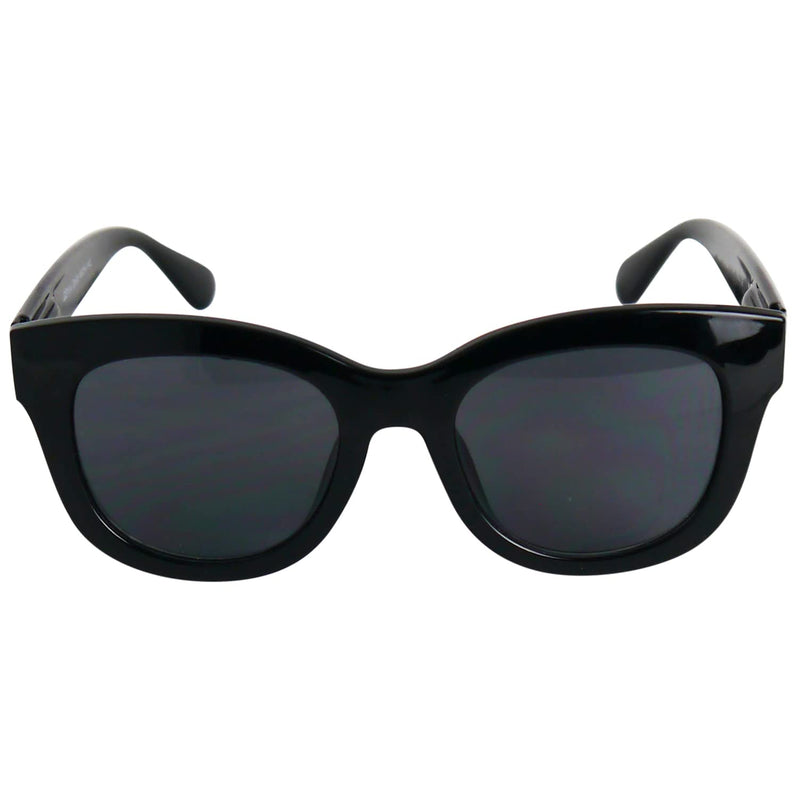 Mini glasses, stylish retro sunglasses with prescription, plastic glasses frame with thick frame (black) and large lenses, free case, women's reading sunglasses 1.5 diopters - NewNest Australia