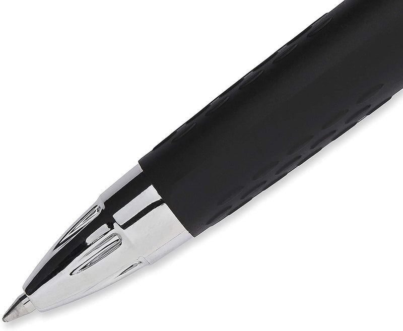 Uniball Signo 207 Retractable Gel Pens - Medium Point - 6 Black with 6 Blue Ink Pens (Total of 12 Pens) - NewNest Australia