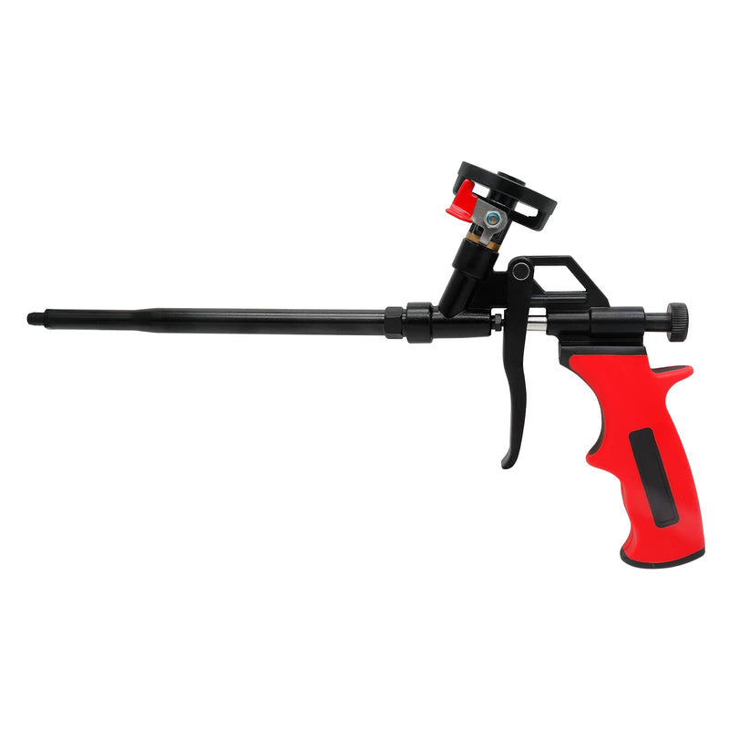 Qjaiune PU Spray Foam Gun Sealant Application Gun, Spray Insulation Expanding Foam Gun Applicator Covered with PTFE, Heavy Duty Dispensing Caulking Gun for Filling Sealing Windows Gap PTFE Coated Style - 1 Pack - NewNest Australia
