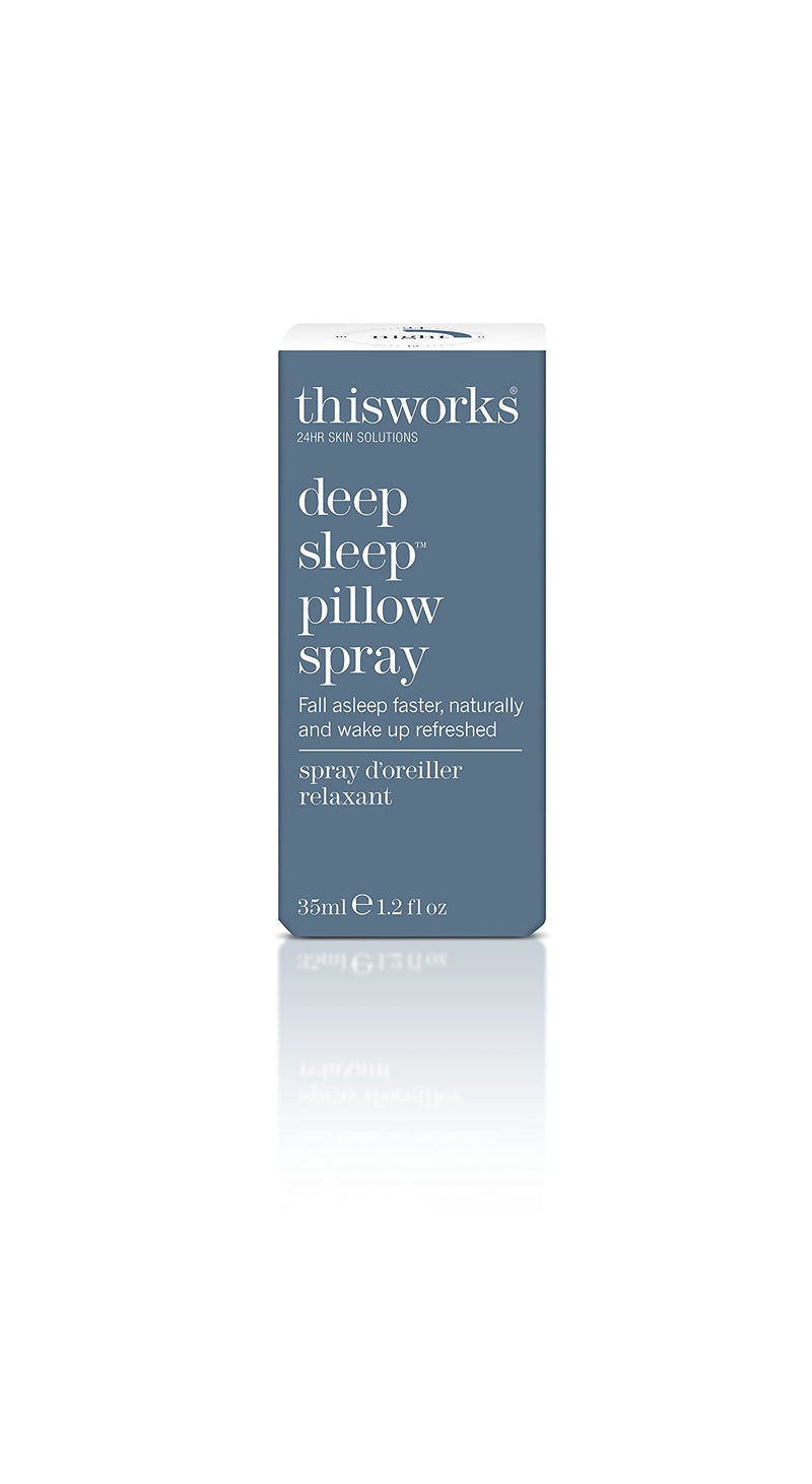 THISWORKS Deep Sleep Pillow Spray: Fast-Acting Natural Rest Aid with Lavender for Relaxation, 35 ml 1.2 Fl Oz (Pack of 1) 1.2 Fl Oz (Pack of 1) - NewNest Australia