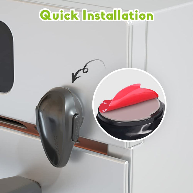 SAFELON 1 Pcs Child Safety Oven Lock, Kitchen Safety Oven Door Lock for Babies & Toddlers (Black) Black - NewNest Australia
