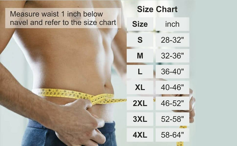 Wonder Care Black Hernia Belt for Men Hernia Truss Brace Large - NewNest Australia