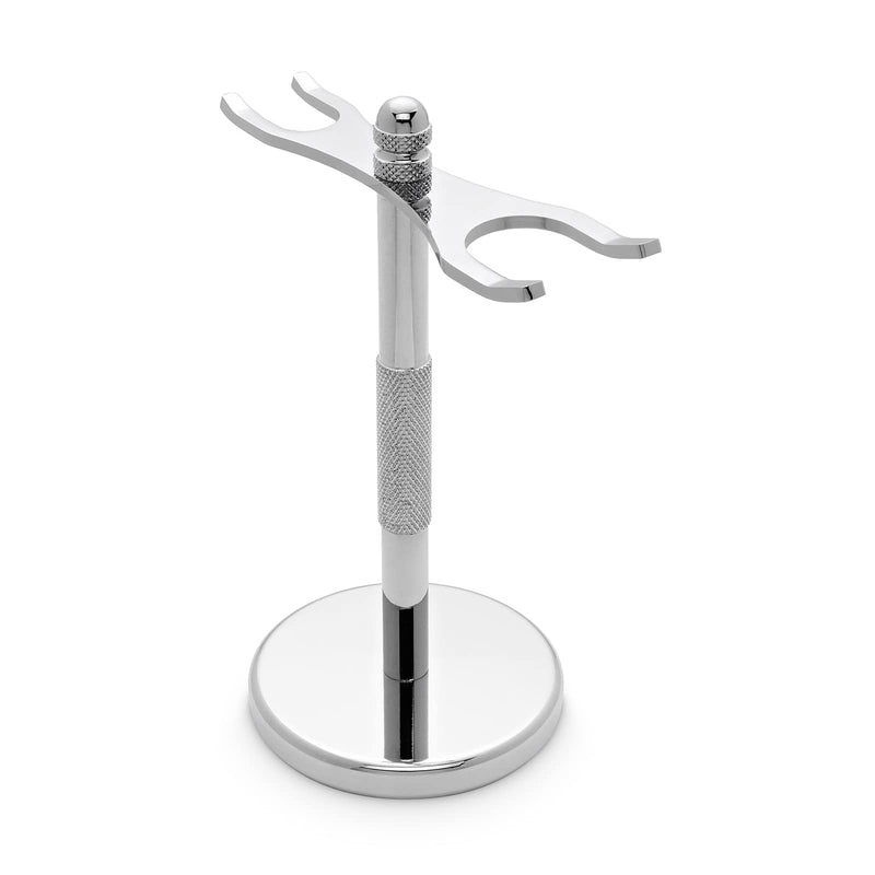 Störtebekker® Premium shaving stand made of stainless steel in silver - suitable for safety razors and shaving brushes - high-quality accessories for your bathroom - non-slip base - gift idea for men - NewNest Australia