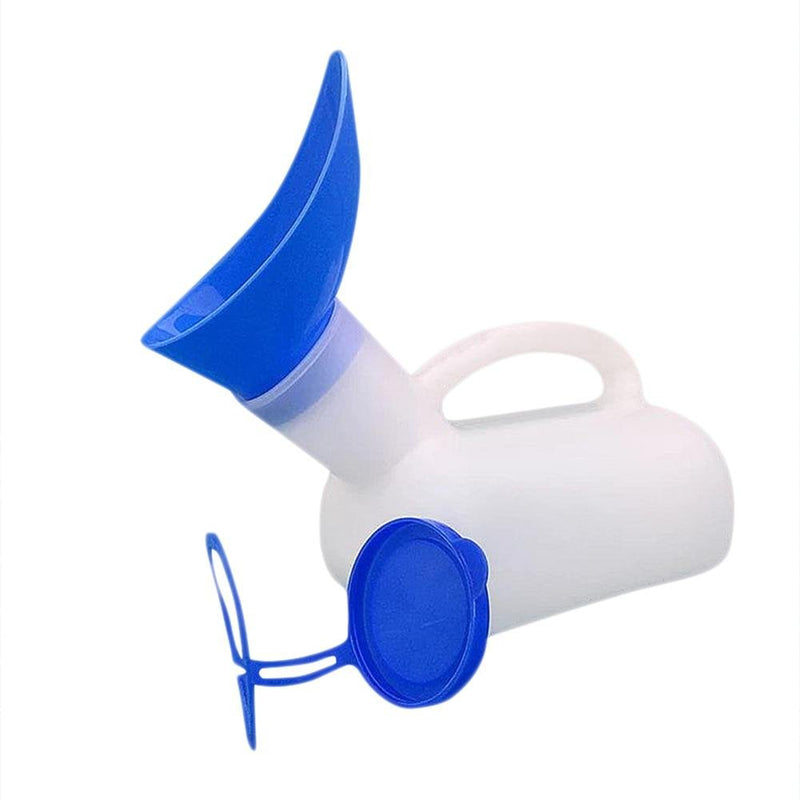 Urine Bottle for Men and Women, 1000 ml Portable Emergency Urinal Toilet with Carry Handle for Travel, Camping, Outdoor, Car Travel, Mobile Toilet for Men/Women/Children - NewNest Australia