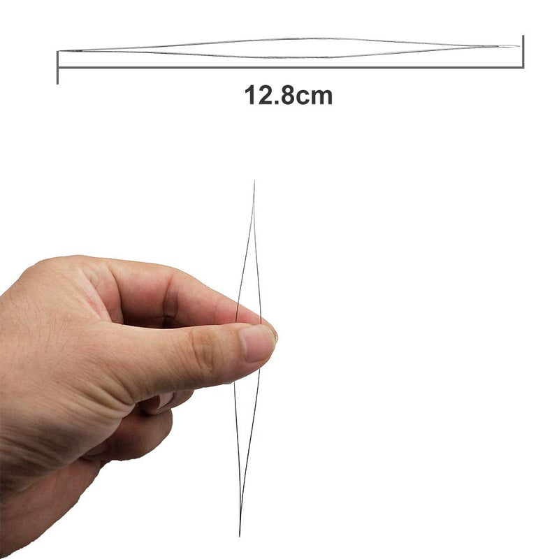 12pcs Seed Beads Needles Beading Embroidery Needles Big Eye Collapsible Beading Needles with Bottle for Jewelry Making - NewNest Australia