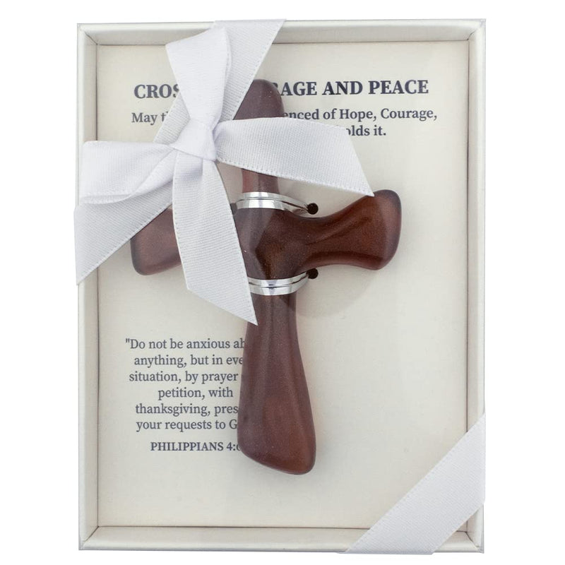 One Day at a Time Handheld Prayer Cross | Cross of Courage and Peace | Hold in Your Hand During Prayer and Meditation | Great Christian Gift for Sympathy, Bereavement, and Thinking of You (One Pack) One Pack - NewNest Australia
