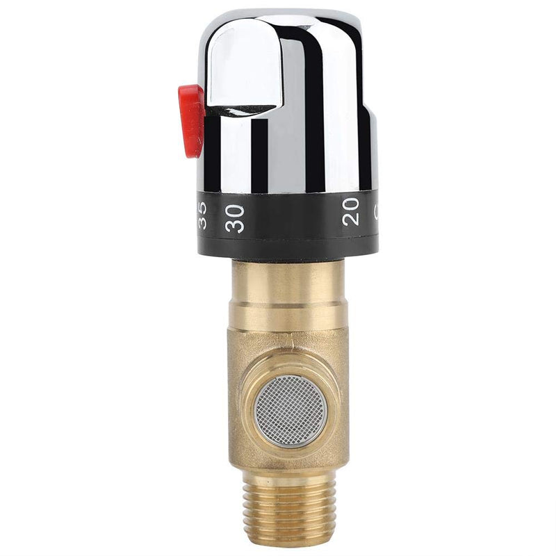 Brass Thermostatic Mixing Valve Water Temperature Pipe Basin Thermostat Control - NewNest Australia