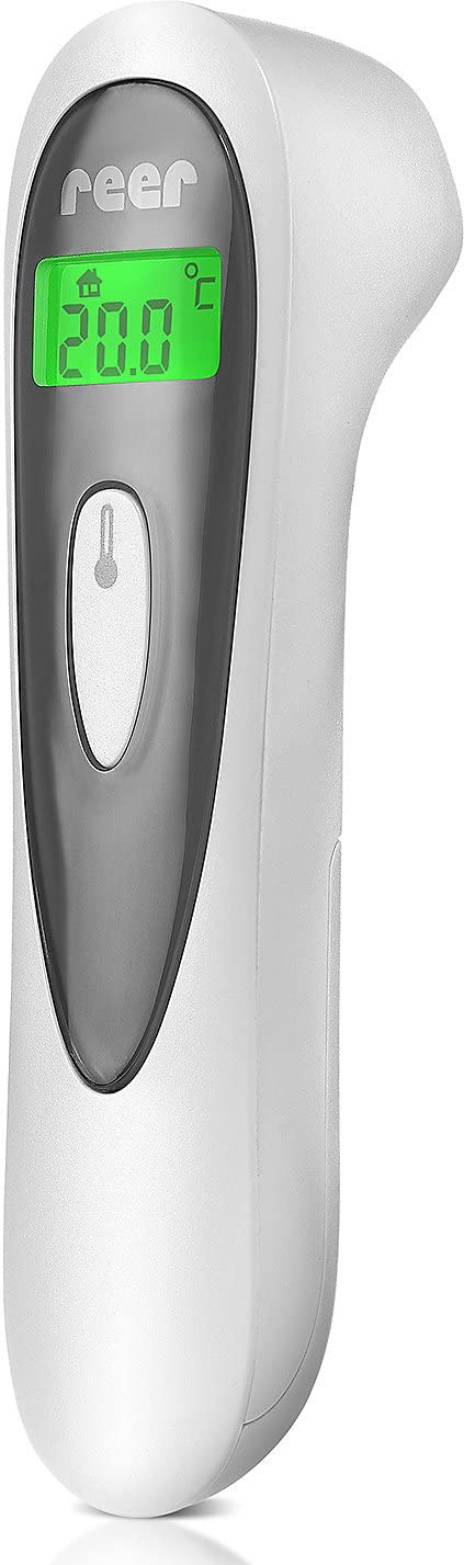 Reer Color SoftTemp 3in1 infrared fever thermometer for babies with optical fever detector, white - NewNest Australia