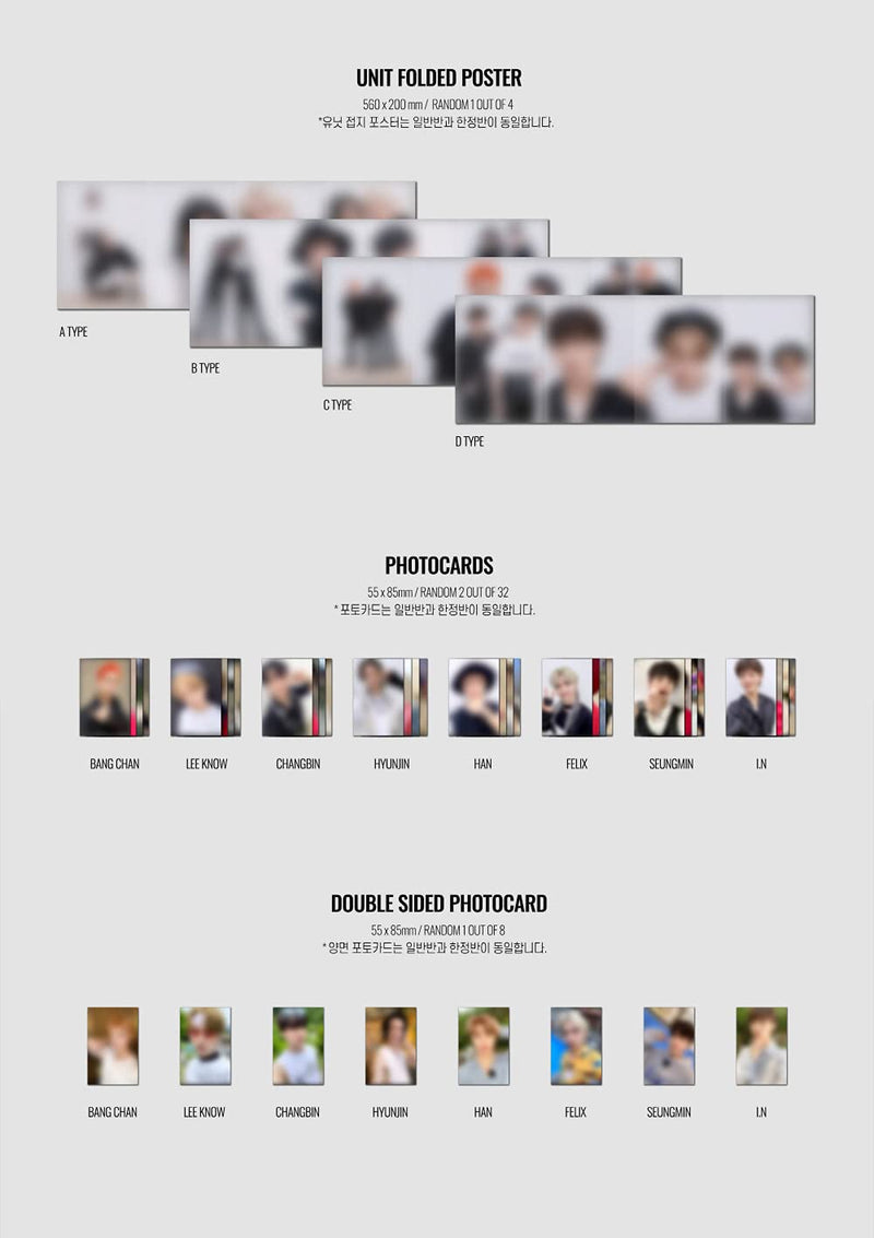 JYP Ent. STRAY KIDS - NOEASY [Normal ver.] (Vol.2) Album+Extra Photocards Set (A ver.) (JYPK1271) - NewNest Australia