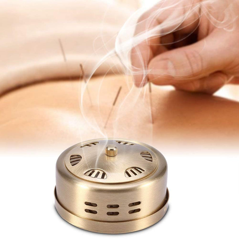 Copper Moxibustion Box 3 Speed Adjustable Thickened Acupuncture Moxa Box Temperature Control Moxa Sticks Burner Holder Moxibustion Burner Tank Health Care For Elderly - NewNest Australia