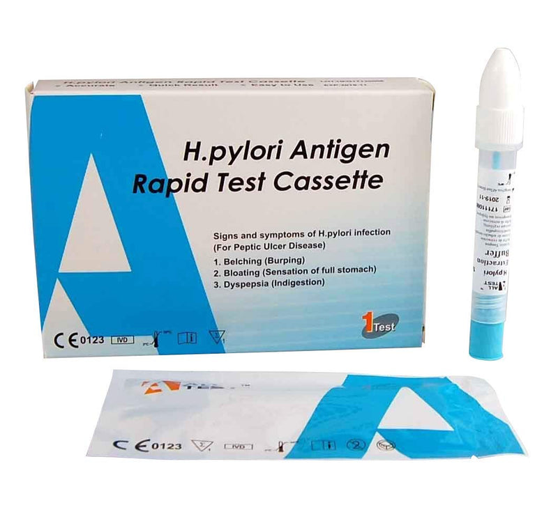 ALLTEST® Stomach Health Test Ulcer Screen/H Pylori ANTIGEN - Stomach Ulcer - Stool Home Testing Kit Pack ~ Screen Yourself for Active H Pylori Infection - NewNest Australia