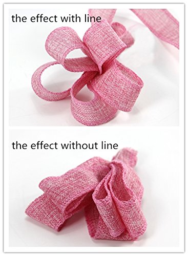 Burlap Ribbon Perfect for Wedding Home Decoration Gift Wrap Bows Made Handmade Art Crafts 1-1/2 Inch X 10 Yard Spool (Blue) Blue - NewNest Australia