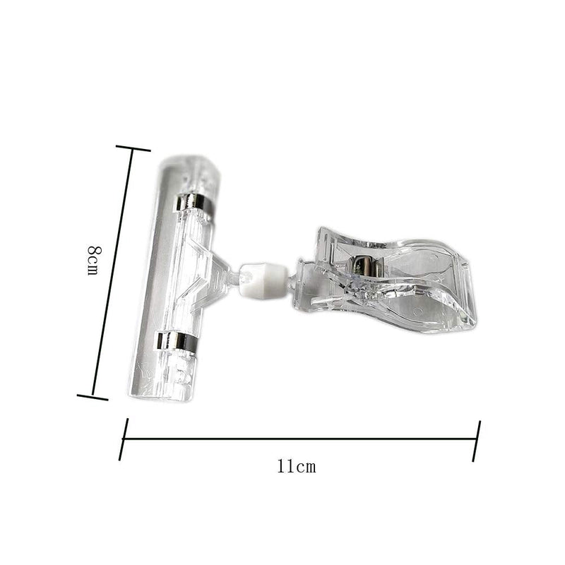 6 Pieces Plastic Merchandise Sign Clip Rotatable Sign Clips Rotatable Double Clip Merchandise Sign Display Rotatable Merchandise Sign Display Mini Clip Tag Holders for Business Cards, Transparent - NewNest Australia