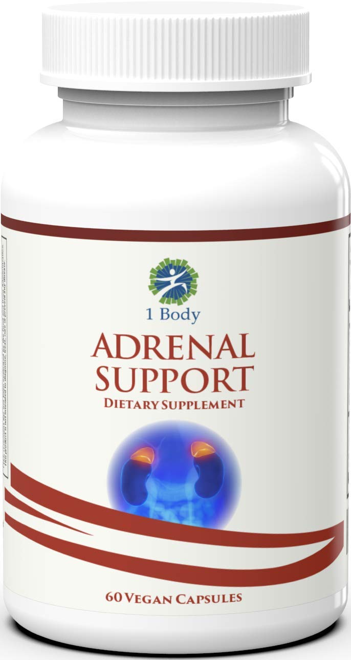 Adrenal Support Ashwagandha Capsules - Cortisol Manager - A Supplement containing Rhodiola Rosea, Vitamin B12, B5, B6, Magnesium, Ginger Root Extract, Schizandra Berry, Ashwaganda - Vegetarian - NewNest Australia