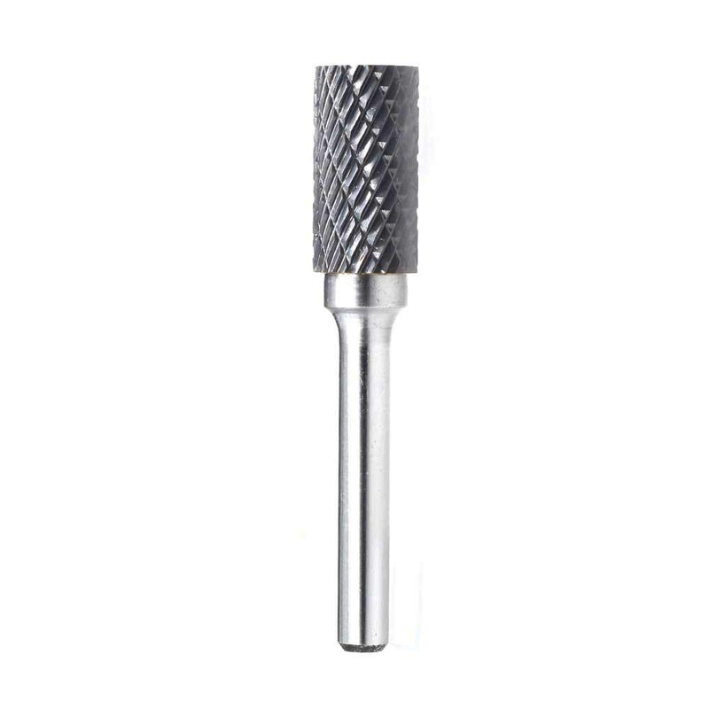 YUFUTOL SA-5 Tungsten Carbide Burr Cylinder Shape Double Cut Rotary Burr File(1/2” cutter Dia X 1”Cutter Length) with 1/4'' Shank dia,Pack of 1 - NewNest Australia