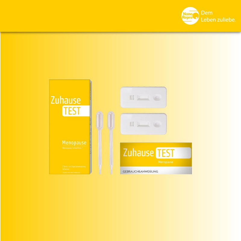 NanoRepro HomeTEST Menopause, rapid test for measuring follicle-stimulating hormones (FSH), simple urine test for signs of menopause such as hair loss, sleep disorders and hot flashes - NewNest Australia