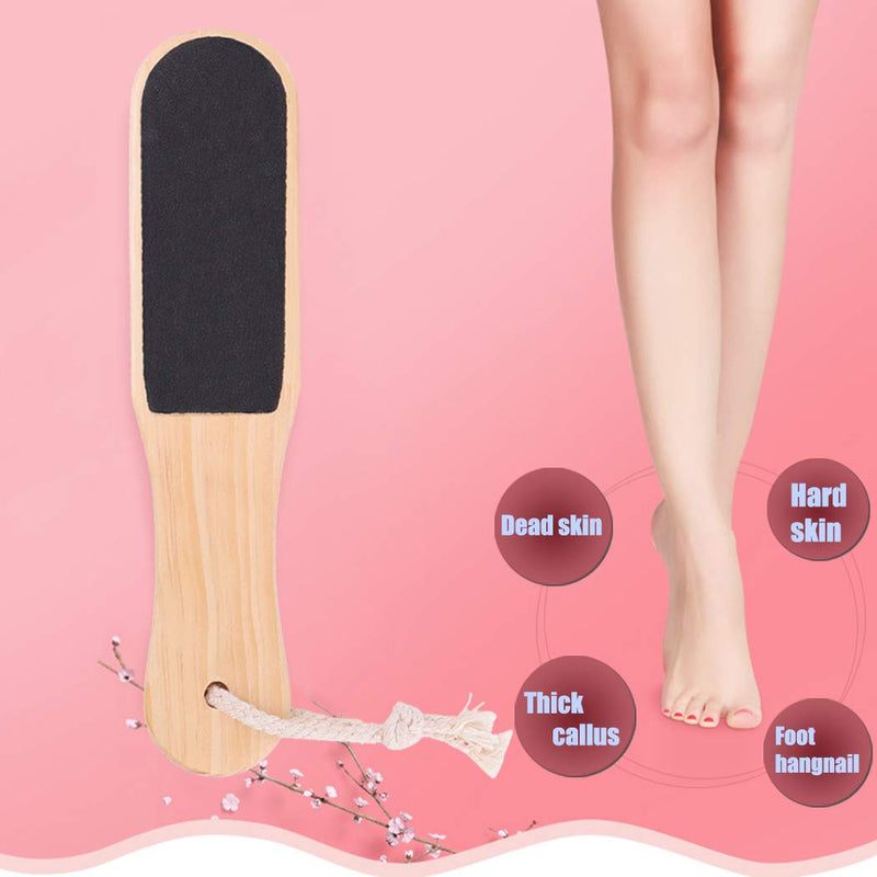 LUVODI Professional Foot File Double Sided Pedicure Foot Rasp Hard Dead Skin Heel Callus Remover Wood Handle Pedicure Scrubber Tool for Men and Women - NewNest Australia