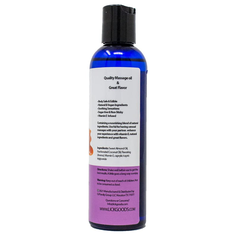 Caramel Flavored Massage Oil for Massage Therapy - Relaxing Muscle Massage for Men and Women with Natural Vitamin e Oil with Aromatherapy Oils for Skin use - Essential moisturizing Body Oils 4 oz - NewNest Australia