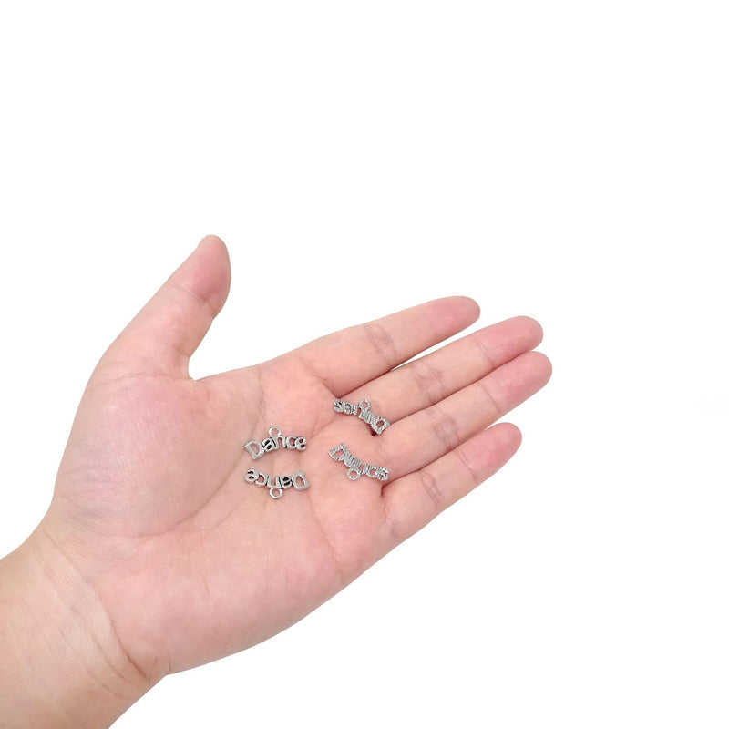 Honbay 200PCS Alloy Dance Charms Pendant for Earring Necklace Bracelet Keychain Jewelry Craft Making - NewNest Australia