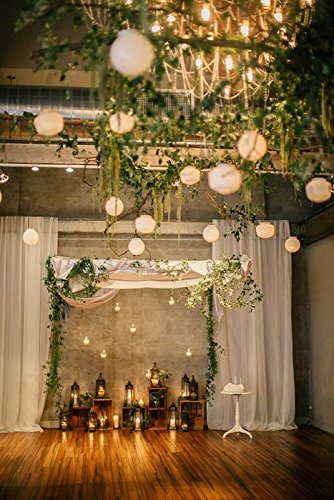 Supla 20 Pack Chinese White Paper Lantern Hanging Paper Lanterns White Round Paper Lanterns 4” 6” 8” 10” 12” White Hanging Lanterns Wedding Party Decorations - NewNest Australia