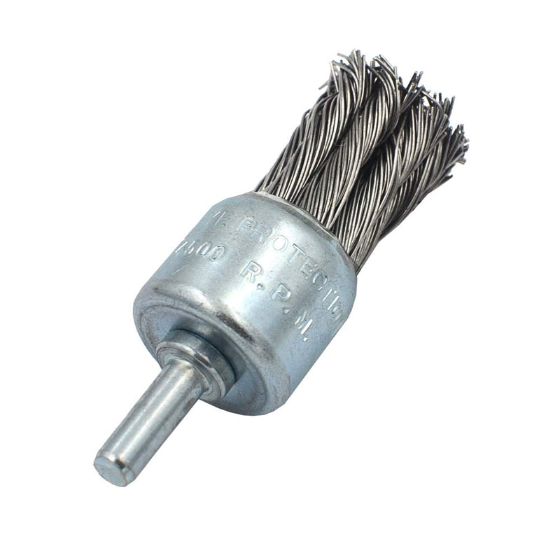 DGOL 3 Packs 1 inch Twist Wire Knot Cup Brush with 1/4 inch Round Shank for Drill,Wire Diameter 0.02 inch - NewNest Australia