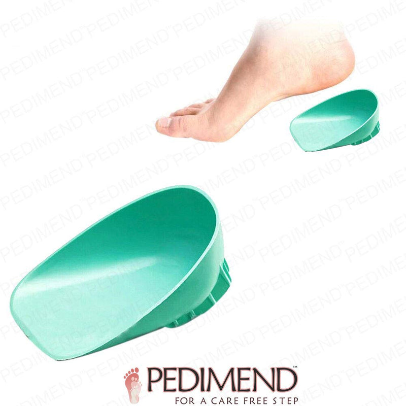 Pedimend Heel Cups for Treatment of Plantar Fasciitis/Heel Pain/Heel Spurs - Support for Heel and Ankle - Reducing Pain/Fatigue and Swelling - for Men & Women - Foot Care (ONE Pair) ONE PAIR - NewNest Australia