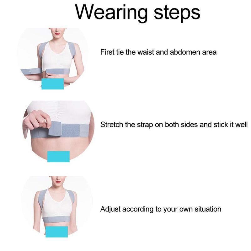 Shoulder Posture Corrector, Back Bodyguard, Posture Corrector, Innovative Back Straightener For Upright Posture, Adjustable Breathable Back Band, Adjustable (M) - NewNest Australia