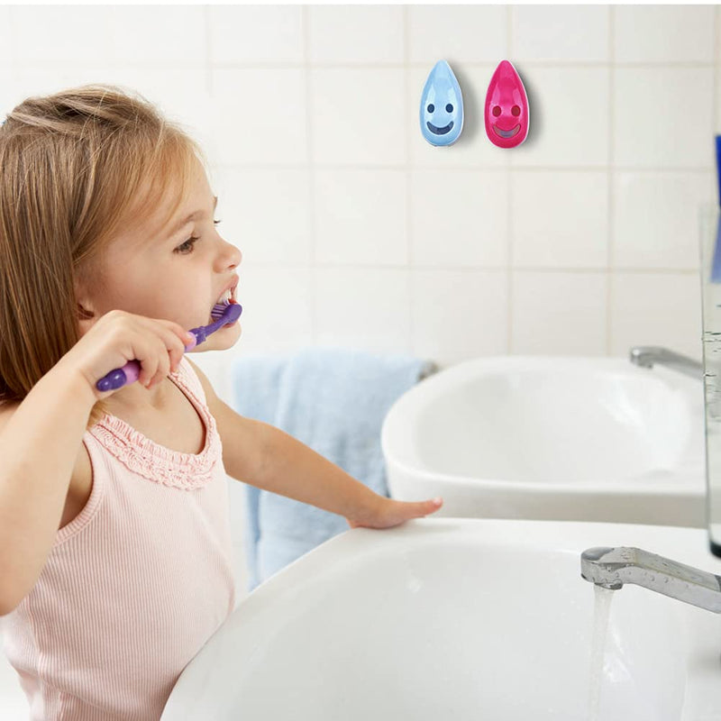 SYNCHAIN Toothbrush Holder Cover, 6pcs Toothbrush Head Cover Case Cap Suction Cup Portable Toothbrush Protector 6 Colors for Family, Kids, Travel - NewNest Australia