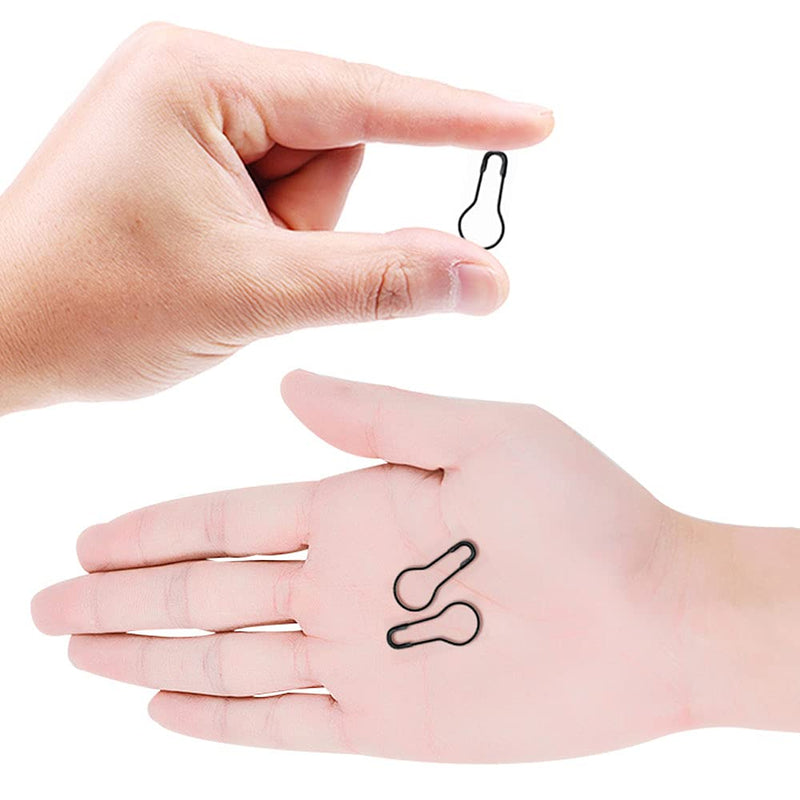 500Pcs Hang Tag Fasteners Black Nylon Snap Lock and 500Pcs 0.8 Inch Black Metal Ground Pins Clothes Tag Pins for Crafting and DIY Black String Black Pin - NewNest Australia