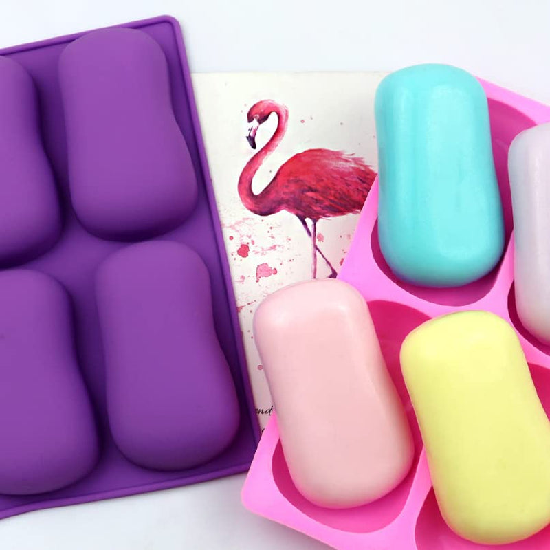 DD-life 2Pcs Oval Silicone Soap Molds, Classic Oval Shaped Molds for Chocolate Jelly Candy Making - NewNest Australia
