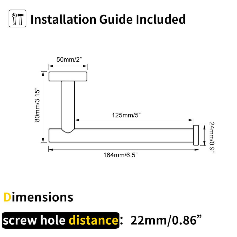 GERZ SUS 304 Stainless Steel Toilet Paper Roll Holder Paper Towel Dispenser Tissue Hanger Wall Mounted Polished Chrome - NewNest Australia