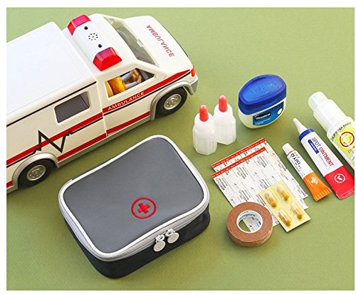 Lifesport First Aid Kit, First Aid Kit, Emergency Bag, Medical Bag, Waterproof, Portable, Perfect Design For Home, Car, Camping, Hunting, Travel, Nature And Sports (Grey) - NewNest Australia
